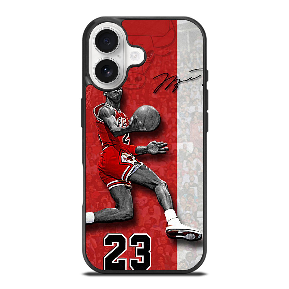 MICHAEL JORDAN 23 CHICAGO BULLS iPhone 17 Case Cover