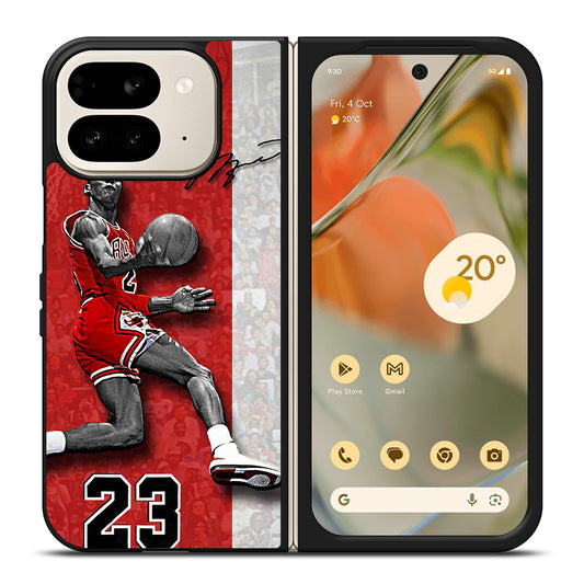 MICHAEL JORDAN 23 CHICAGO BULLS Google Pixel 9 Pro Fold Case Cover