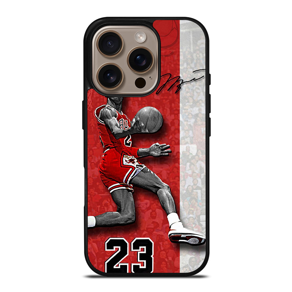 MICHAEL JORDAN 23 CHICAGO BULLS iPhone 16 Pro Case Cover