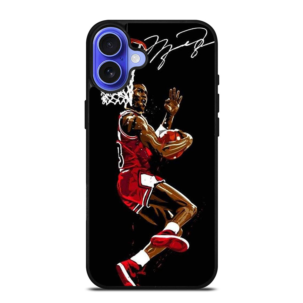 MICHAEL JORDAN ART iPhone 16 Case Cover