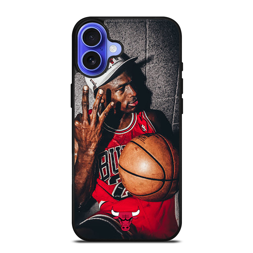 MICHAEL JORDAN BASKETBALL iPhone 16 Case Cover