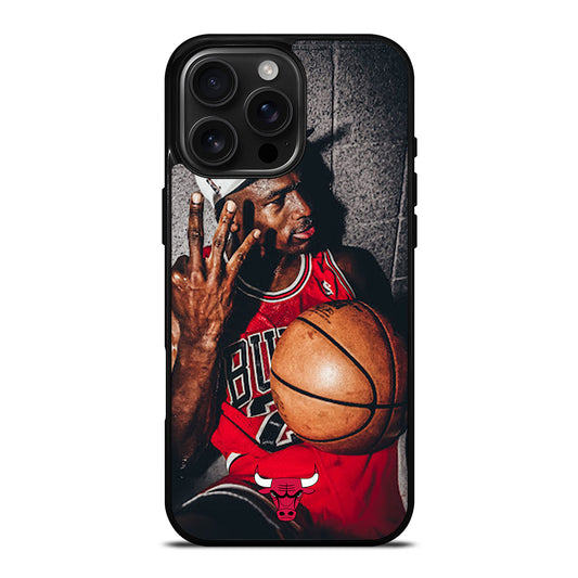 MICHAEL JORDAN BASKETBALL iPhone 16 Pro Max Case Cover