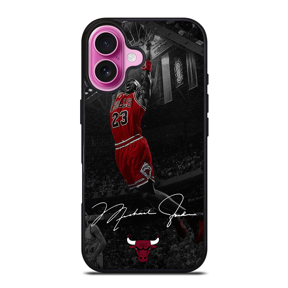 MICHAEL JORDAN DUNK SIGNATURE iPhone 16 Plus Case Cover