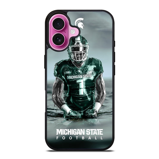 MICHIGAN STATE SPARTANS FOOTBALL iPhone 16 Plus Case Cover