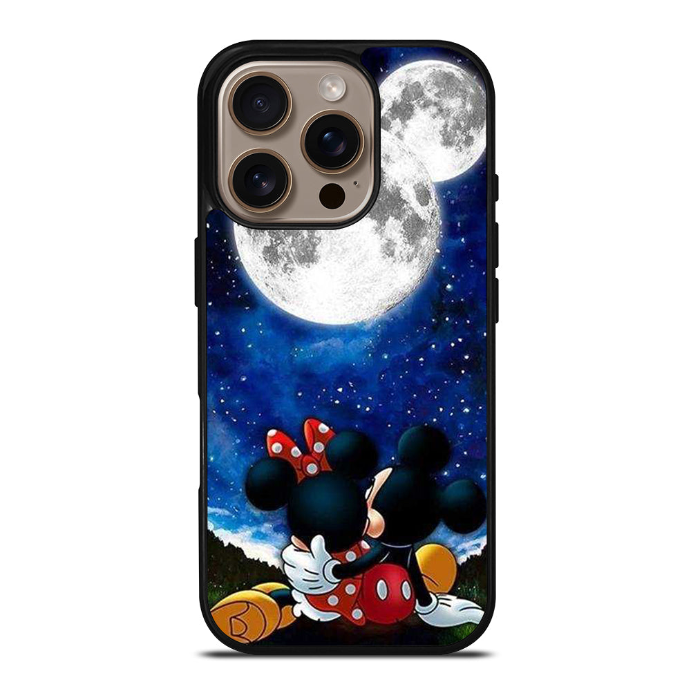 MICKEY AND MINNIE MOUSE MOON iPhone 16 Pro Case Cover