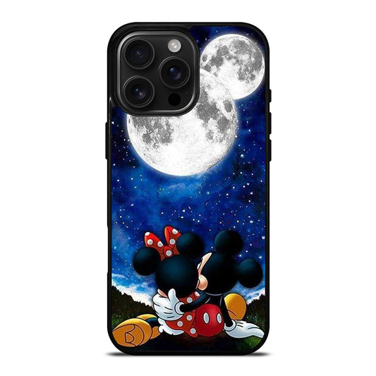 MICKEY AND MINNIE MOUSE MOON iPhone 16 Pro Max Case Cover