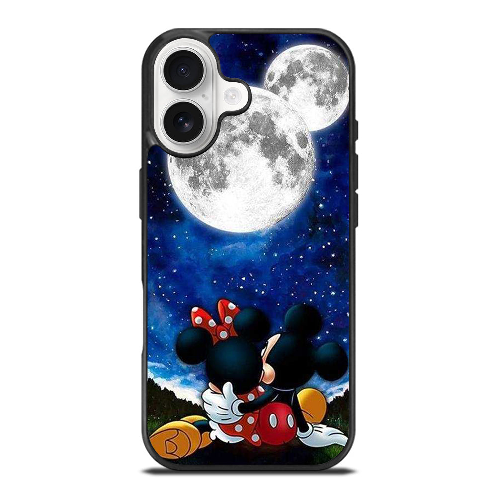 MICKEY AND MINNIE MOUSE MOON iPhone 17 Case Cover
