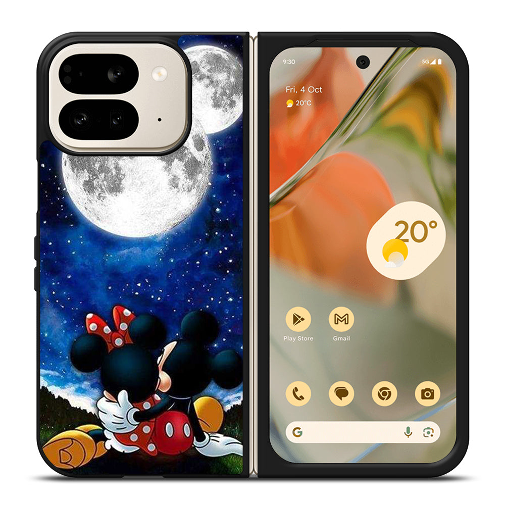 MICKEY AND MINNIE MOUSE MOON Google Pixel 9 Pro Fold Case Cover