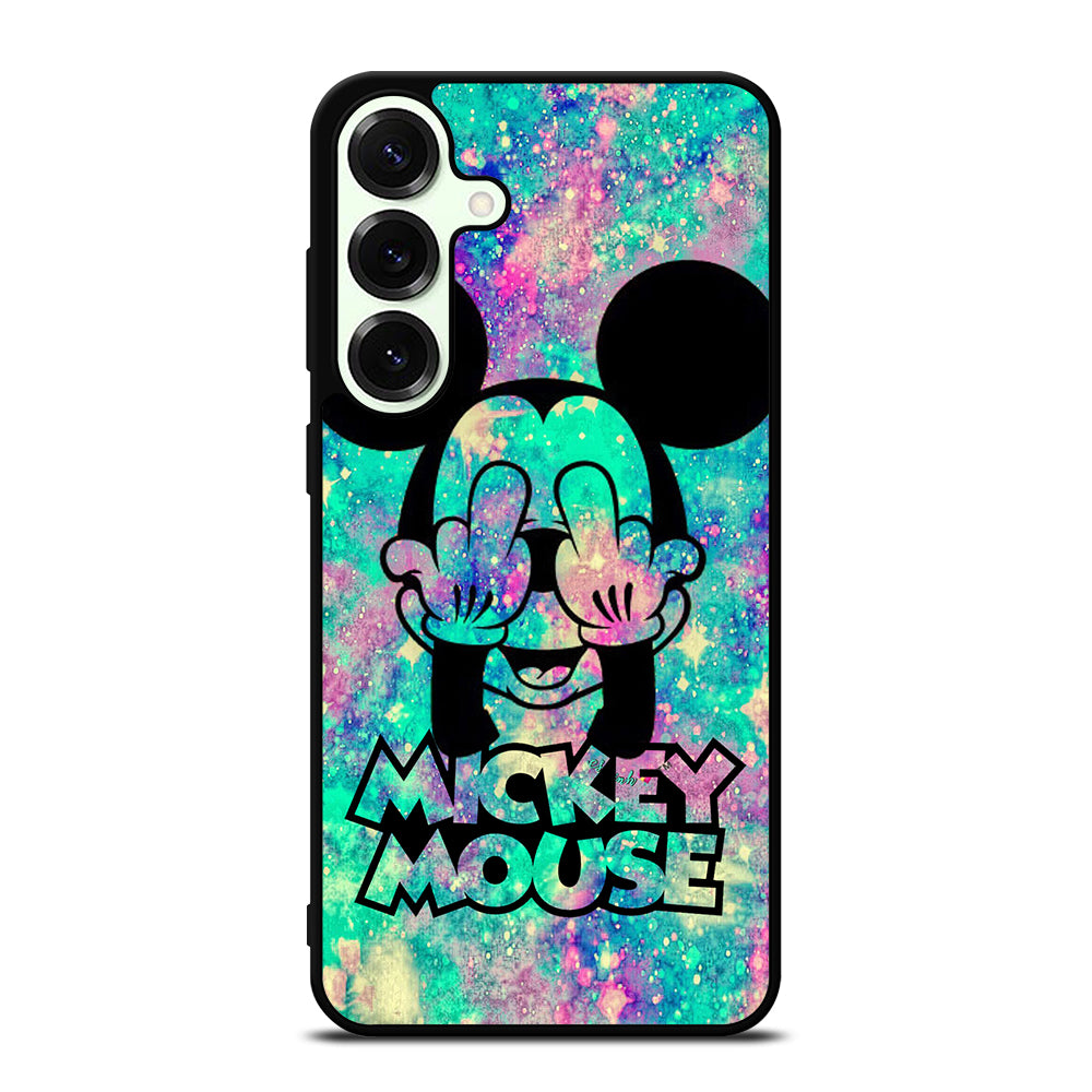 MICKEY MOUSE MIDDLE FINGER Samsung Galaxy S25 Plus Case Cover