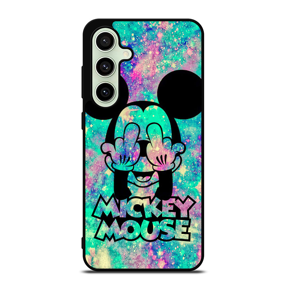 MICKEY MOUSE MIDDLE FINGER Samsung Galaxy S24 FE Case Cover