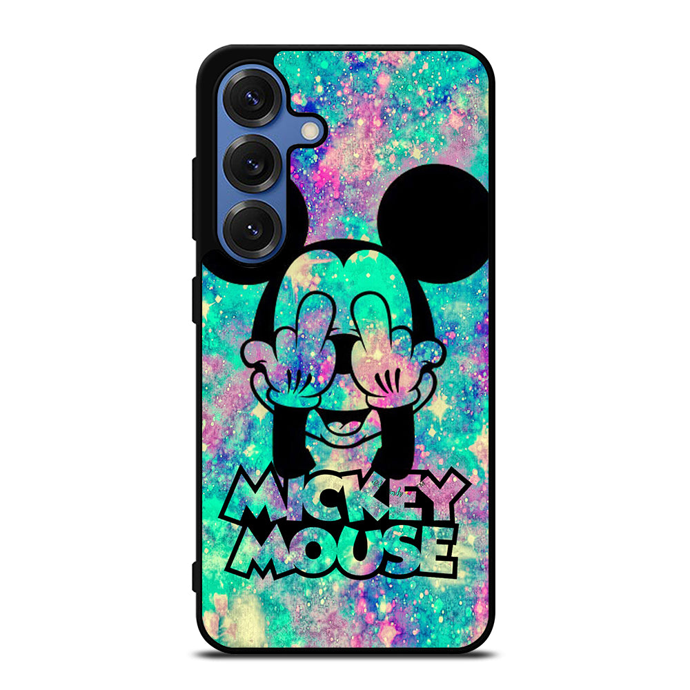 MICKEY MOUSE MIDDLE FINGER Samsung Galaxy S25 Case Cover