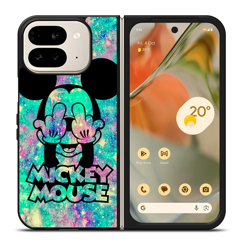 MICKEY MOUSE MIDDLE FINGER Google Pixel 9 Pro Fold Case Cover