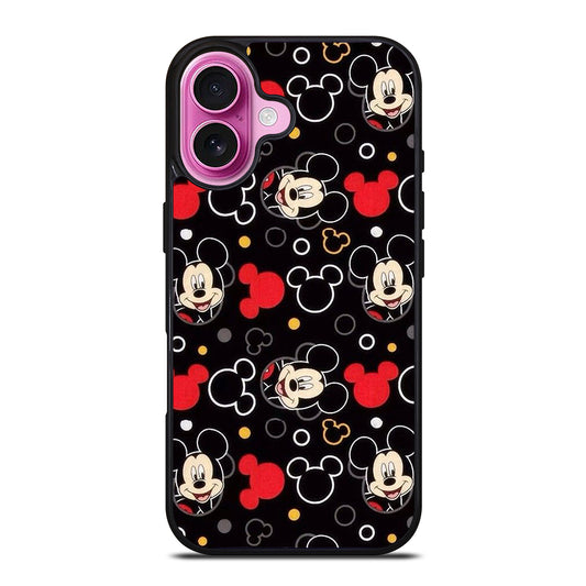 MICKEY MOUSE PATTERN iPhone 16 Plus Case Cover