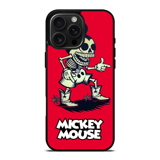 MICKEY MOUSE SKULL iPhone 16 Pro Max Case Cover