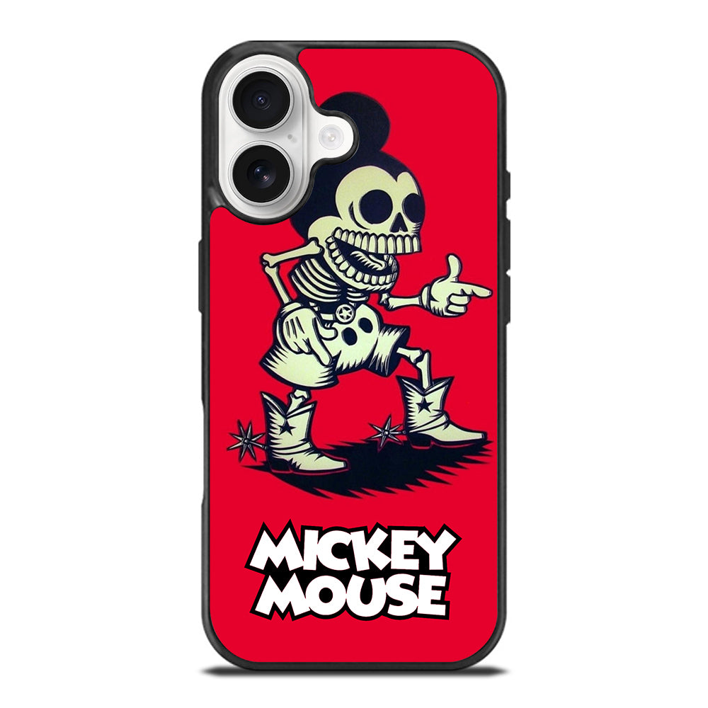 MICKEY MOUSE SKULL iPhone 17 Case Cover