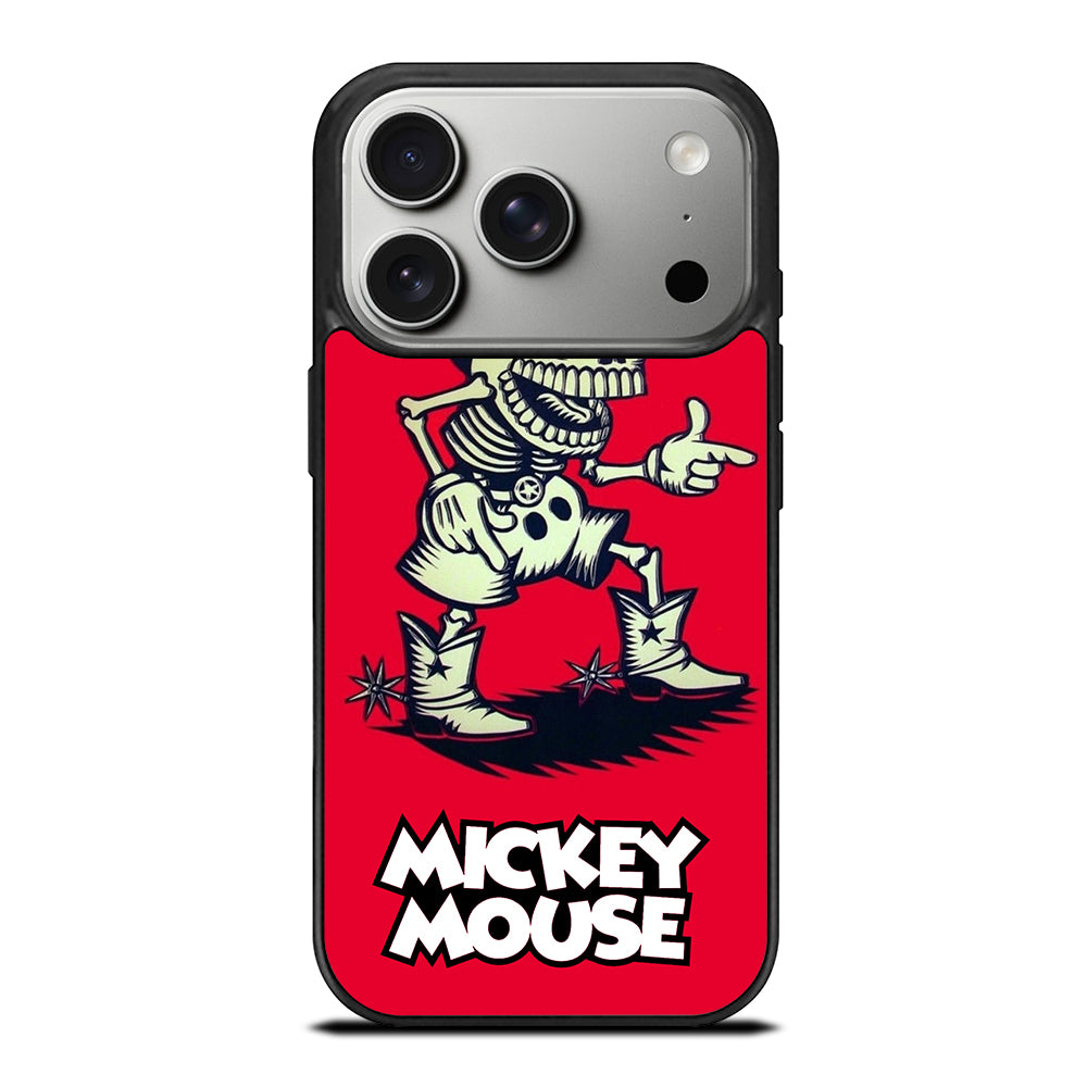 MICKEY MOUSE SKULL iPhone 17 Pro Case Cover