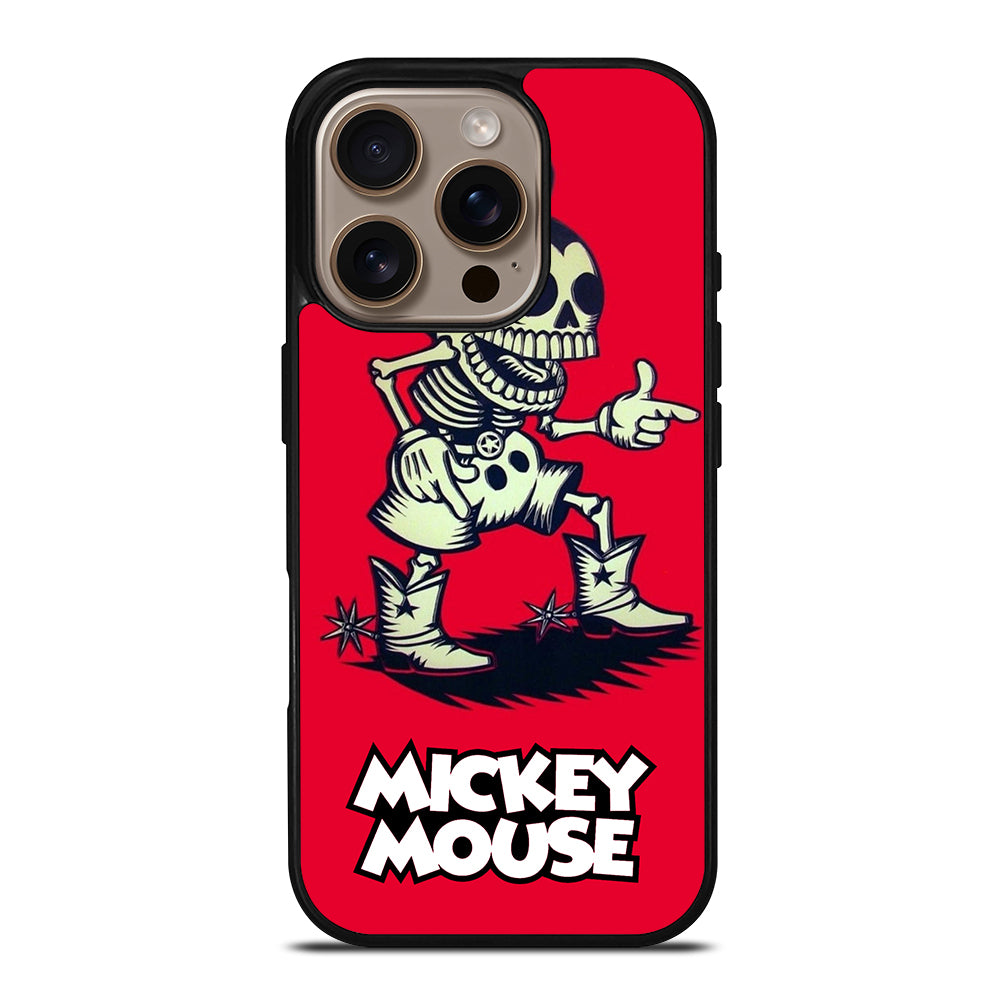 MICKEY MOUSE SKULL iPhone 16 Pro Case Cover