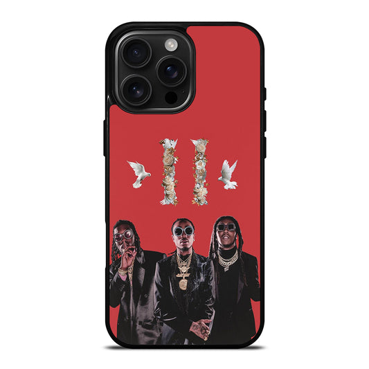 MIGOS CULTURE TRIO iPhone 16 Pro Max Case Cover