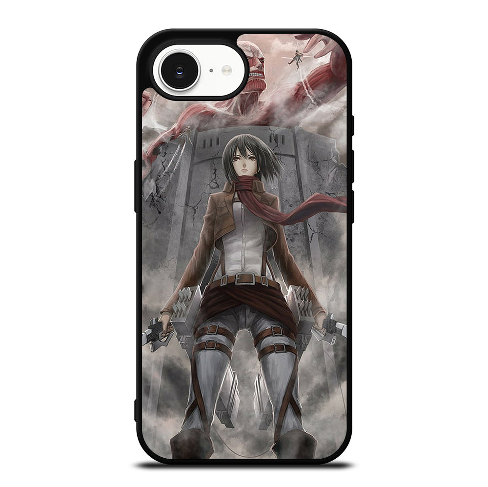 MIKASA ACKERMAN ANIME ATTACK ON TITAN iPhone 16e Case Cover