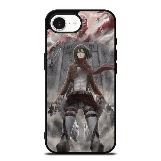 MIKASA ACKERMAN ANIME ATTACK ON TITAN iPhone 16e Case Cover