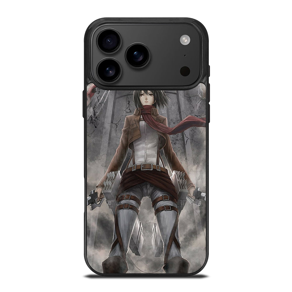 MIKASA ACKERMAN ANIME ATTACK ON TITAN iPhone 17 Pro Max Case Cover