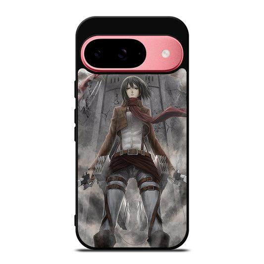 MIKASA ACKERMAN ANIME ATTACK ON TITAN Google Pixel 9 Case Cover