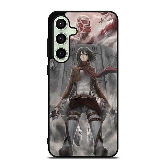 MIKASA ACKERMAN ANIME ATTACK ON TITAN Samsung Galaxy S24 FE Case Cover