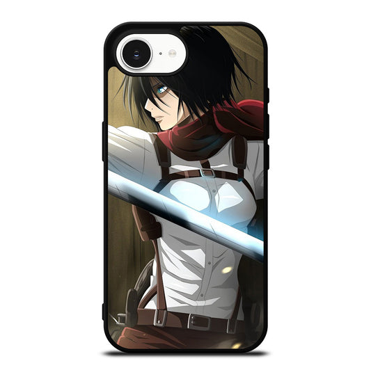 MIKASA ACKERMAN BADASS ATTACK ON TITAN iPhone 16e Case Cover