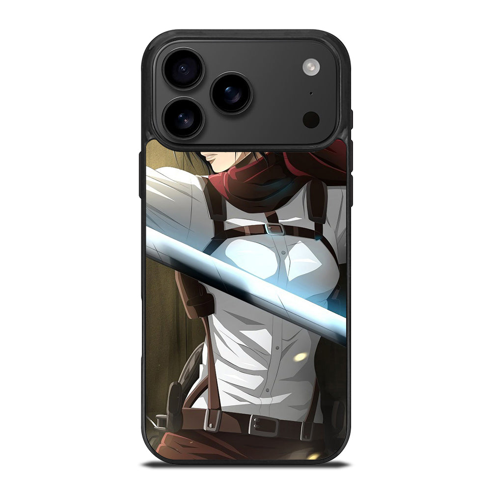 MIKASA ACKERMAN BADASS ATTACK ON TITAN iPhone 17 Pro Max Case Cover