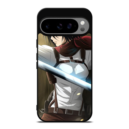 MIKASA ACKERMAN BADASS ATTACK ON TITAN Google Pixel 9 Pro XL Case Cover