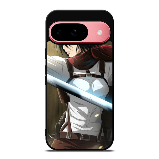 MIKASA ACKERMAN BADASS ATTACK ON TITAN Google Pixel 9 Case Cover