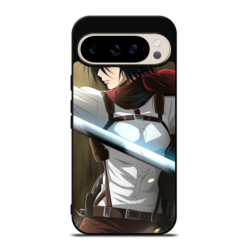 MIKASA ACKERMAN BADASS ATTACK ON TITAN Google Pixel 9 Pro Case Cover