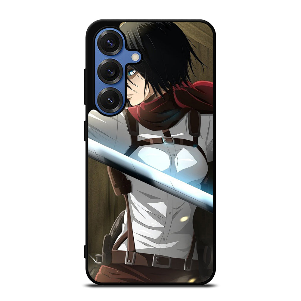 MIKASA ACKERMAN BADASS ATTACK ON TITAN Samsung Galaxy S25 Case Cover