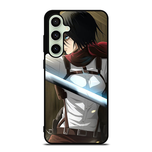 MIKASA ACKERMAN BADASS ATTACK ON TITAN Samsung Galaxy S24 FE Case Cover