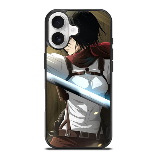 MIKASA ACKERMAN BADASS ATTACK ON TITAN iPhone 17 Case Cover