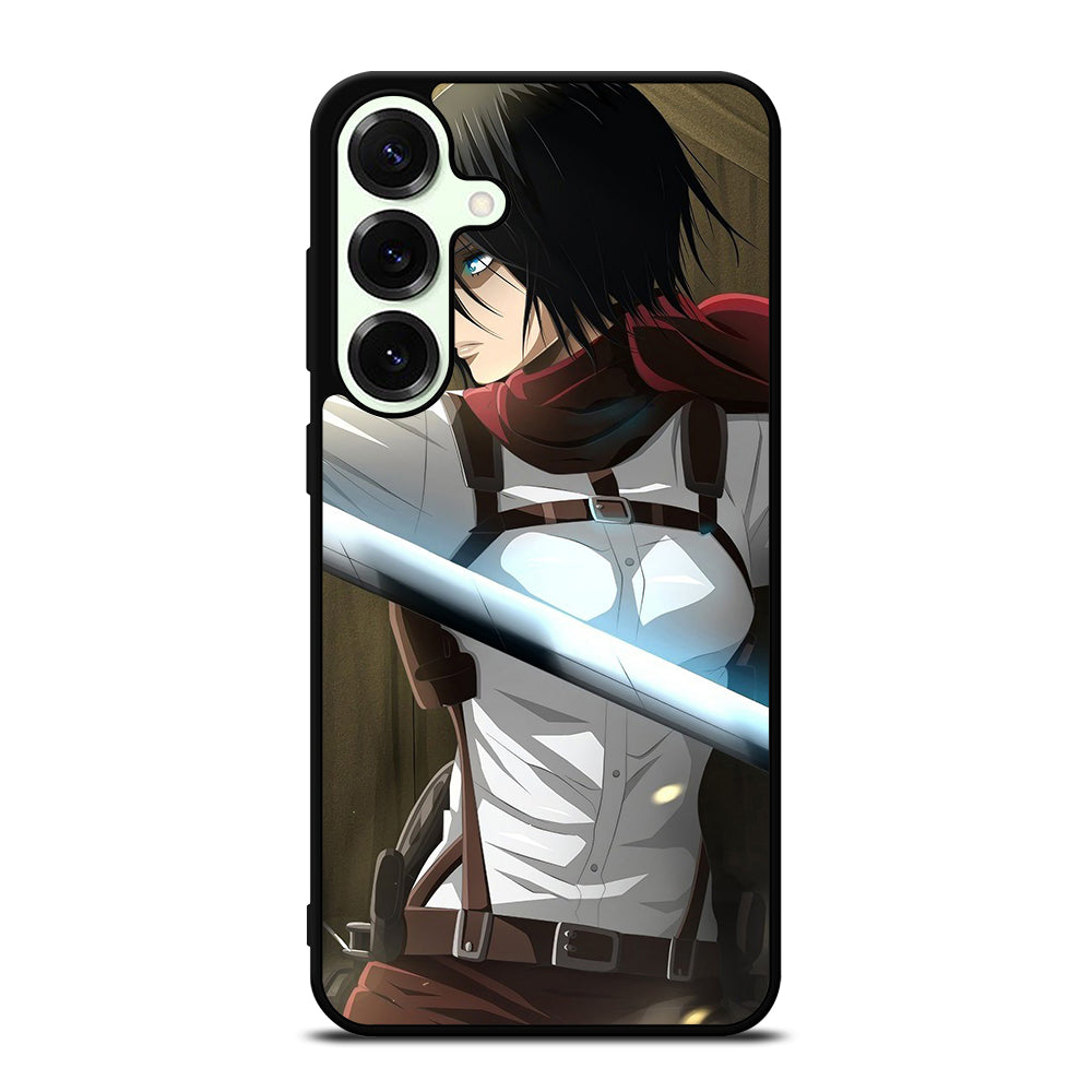 MIKASA ACKERMAN BADASS ATTACK ON TITAN Samsung Galaxy S25 Plus Case Cover