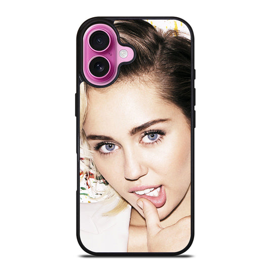 MILEY CYRUS FACE iPhone 16 Plus Case Cover