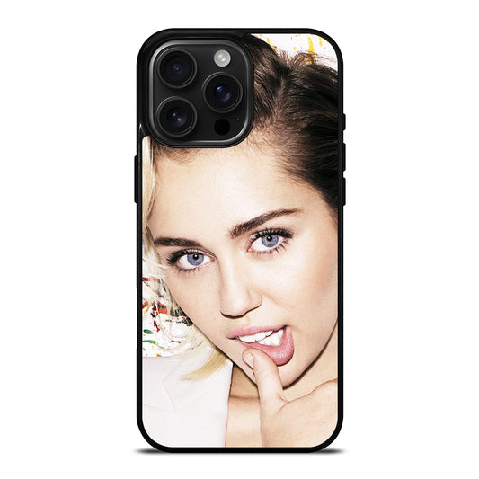 MILEY CYRUS FACE iPhone 16 Pro Max Case Cover