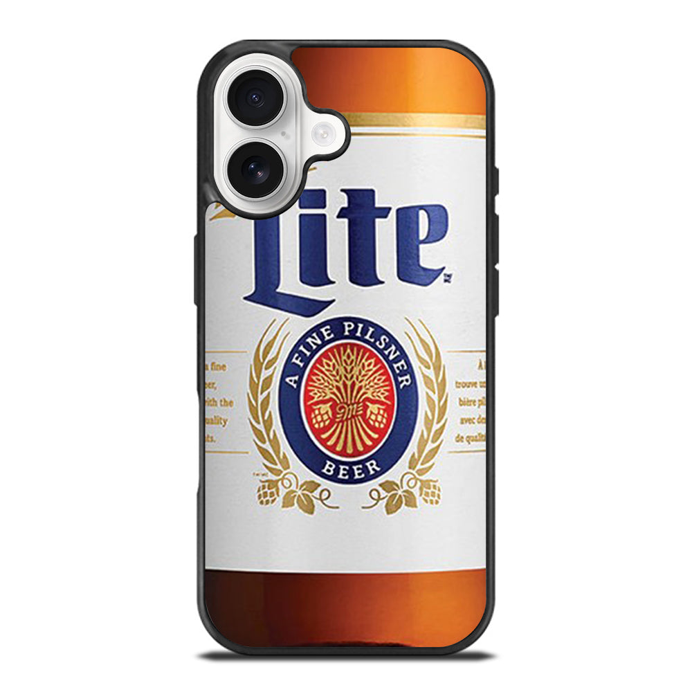 MILLER LITE BEER BOTTLE iPhone 17 Case Cover