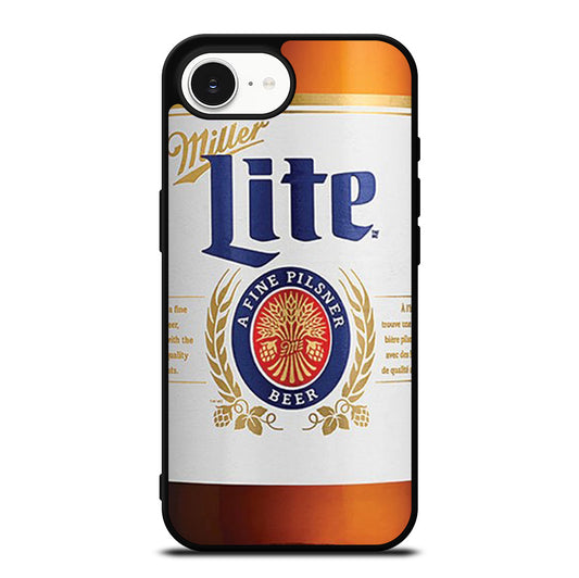 MILLER LITE BEER BOTTLE iPhone 16e Case Cover