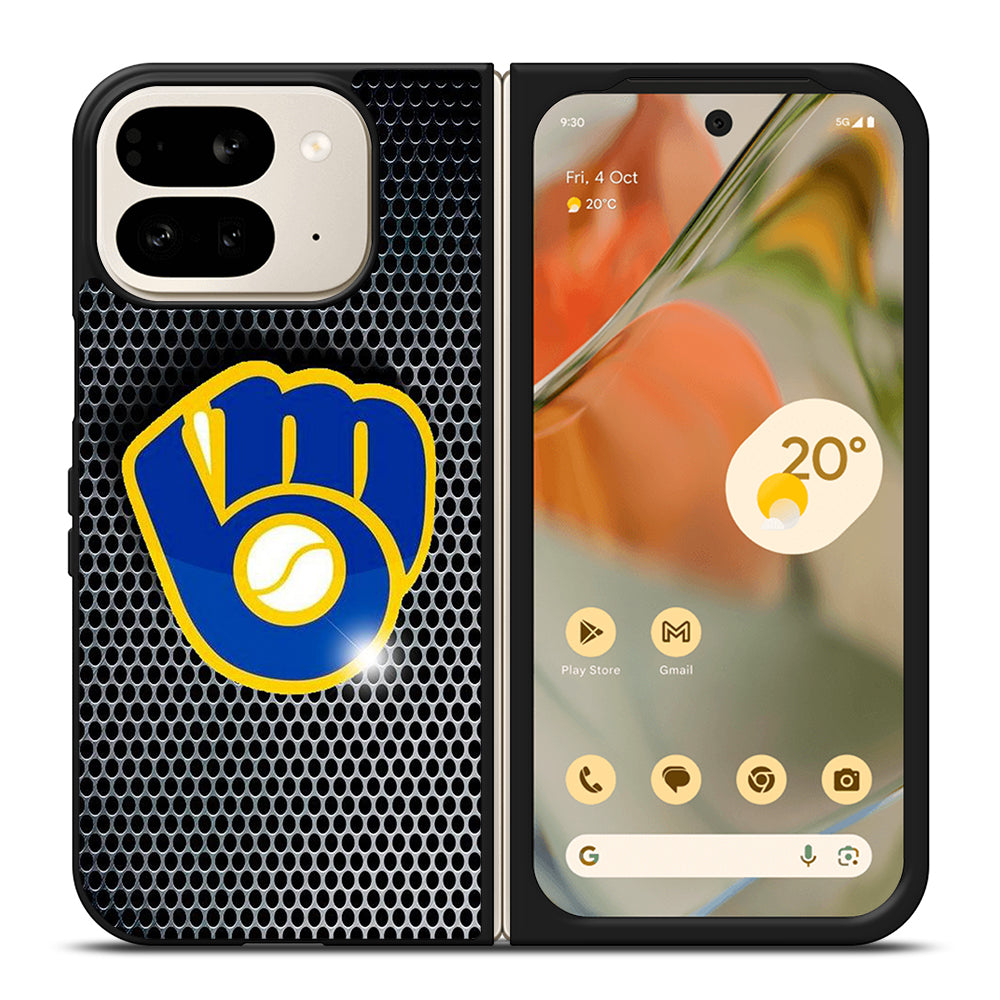 MILWAUKEE BREWERS METAL Google Pixel 9 Pro Fold Case Cover