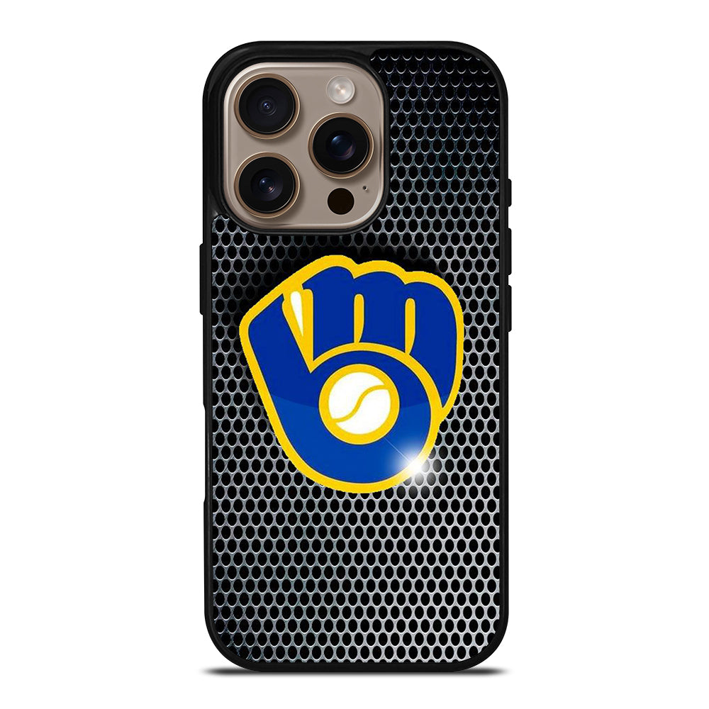 MILWAUKEE BREWERS METAL iPhone 16 Pro Case Cover