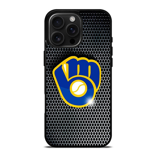 MILWAUKEE BREWERS METAL iPhone 16 Pro Max Case Cover