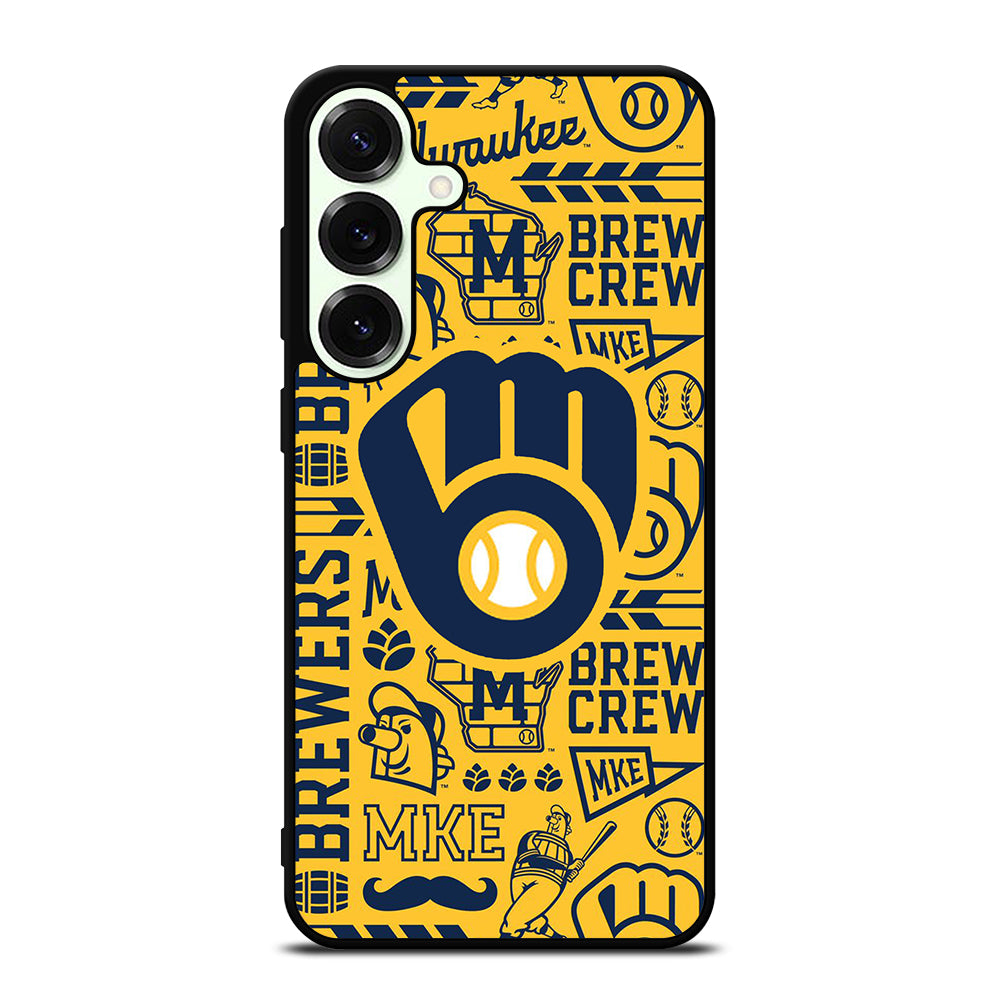 MILWAUKEE BREWERS PATTERN Samsung Galaxy S25 Plus Case Cover