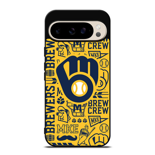 MILWAUKEE BREWERS PATTERN Google Pixel 9 Pro Case Cover