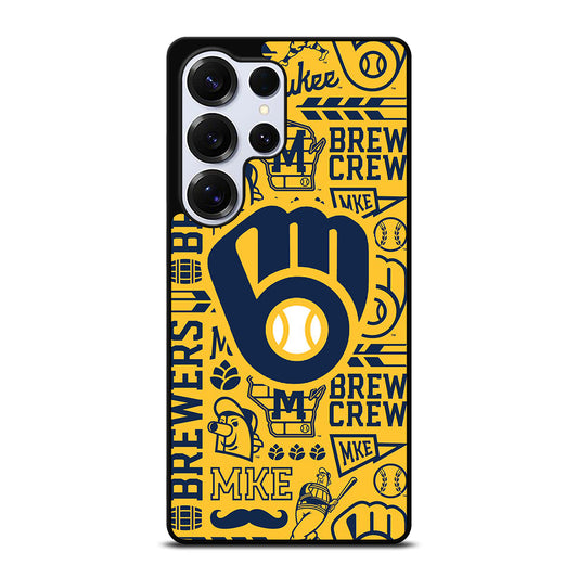 MILWAUKEE BREWERS PATTERN Samsung Galaxy S26 Ultra Case Cover