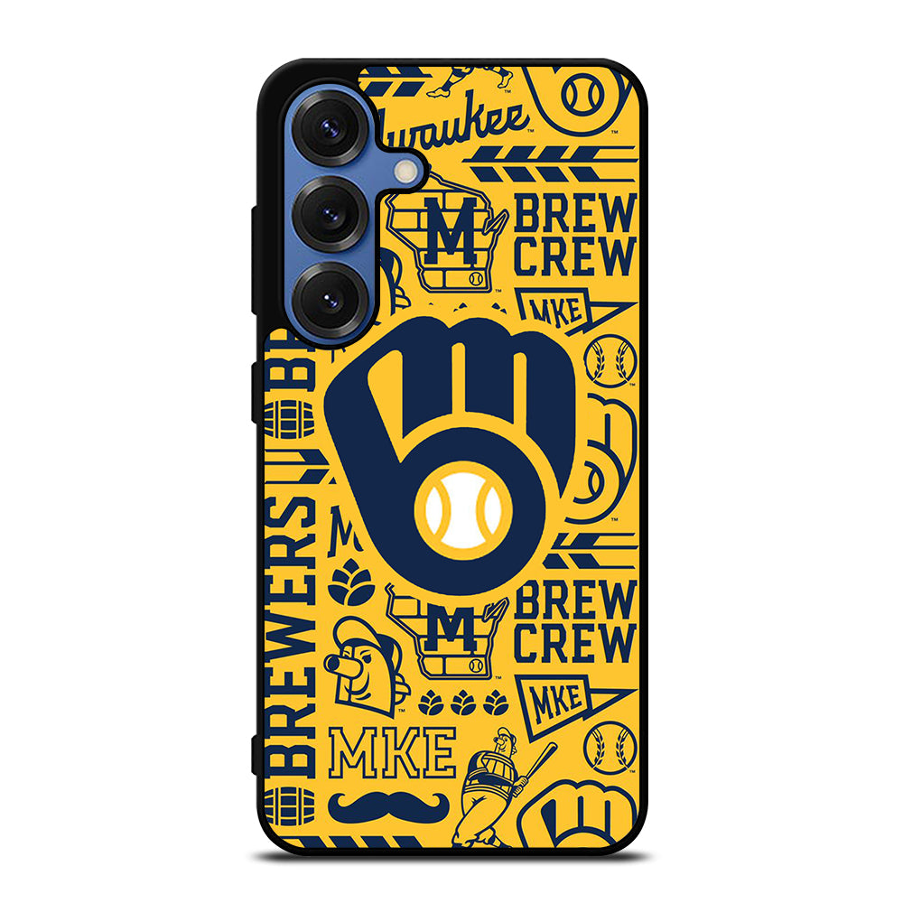 MILWAUKEE BREWERS PATTERN Samsung Galaxy S25 Case Cover