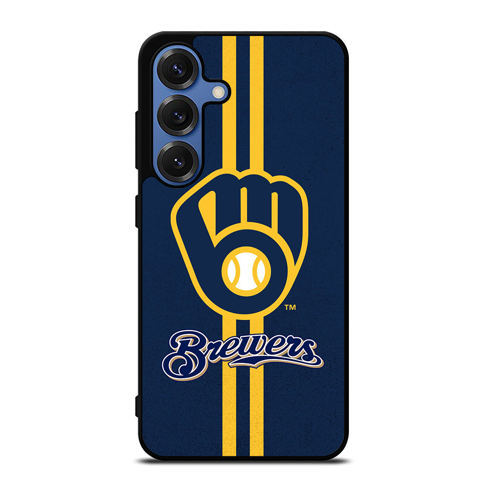 MILWAUKEE BREWERS STRIPE LOGO Samsung Galaxy S25 Case Cover