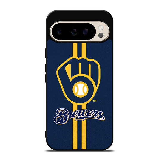 MILWAUKEE BREWERS STRIPE LOGO Google Pixel 9 Pro Case Cover