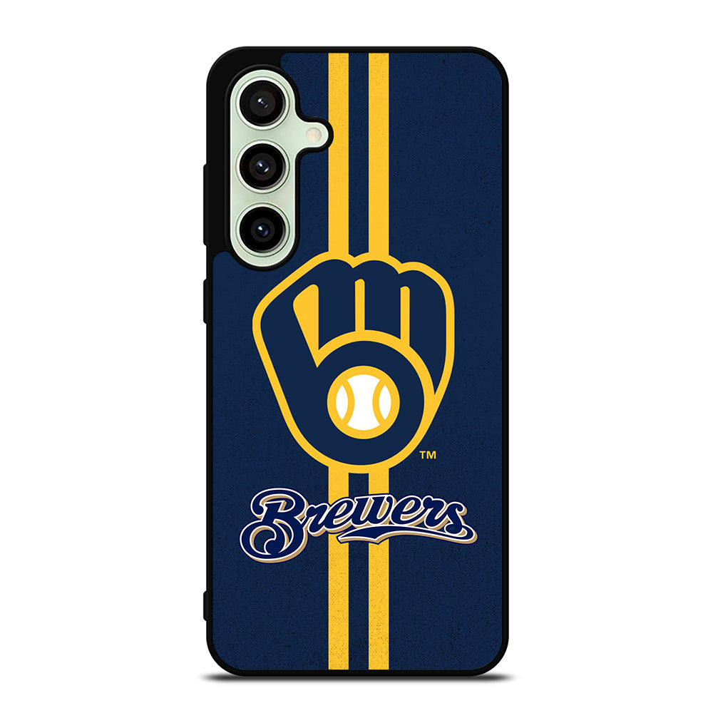 MILWAUKEE BREWERS STRIPE LOGO Samsung Galaxy S24 FE Case Cover